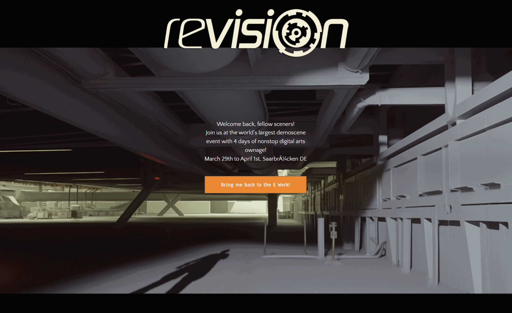 Screenshot of Revision 2024 website